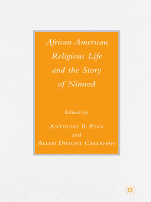 cover image of African American Religious Life and the Story of Nimrod